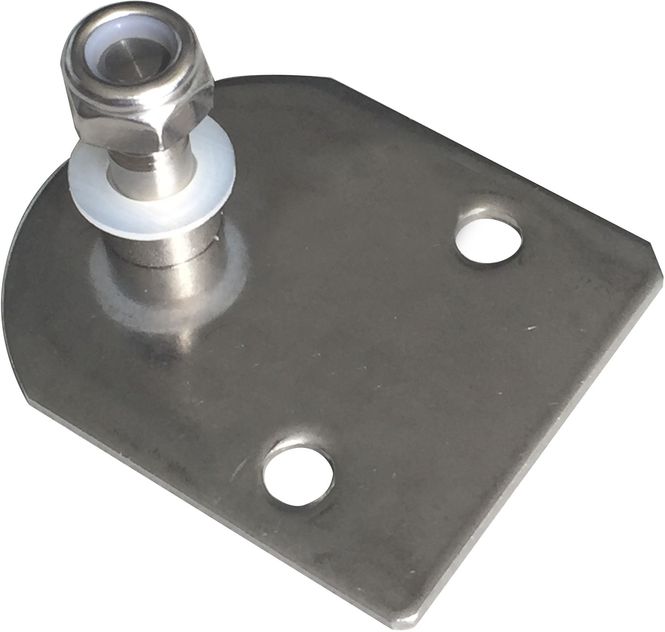 Hovedbilde 1852 Gassdemperbrakett 316 48x58 mm 8 mm