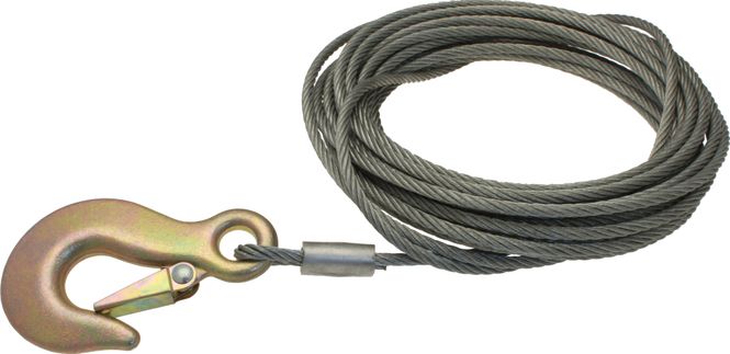 Hovedbilde Vinsjline galvanisert m/krok 6 m