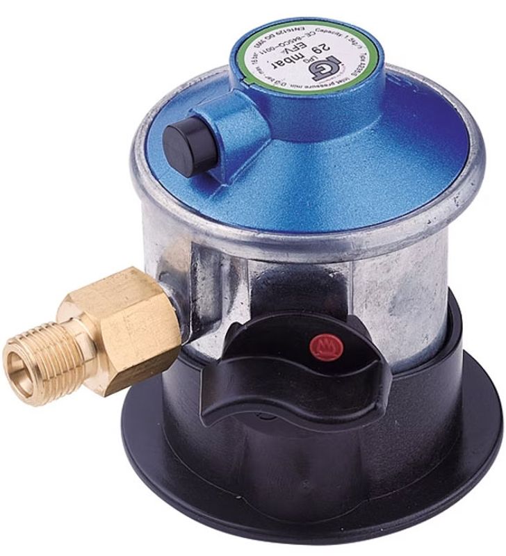 Gassregulator click-on 1/4