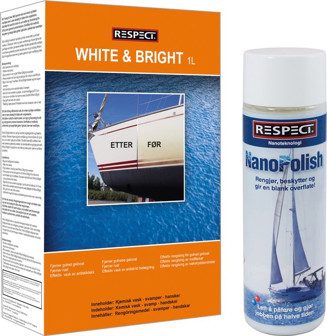 Hovedbilde Respect Skrogvask og polering White & Bright