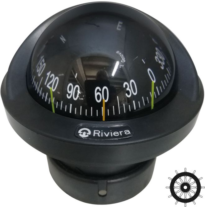 Hovedbilde Riviera Artica BA1 Slim kompass for innfelling ...