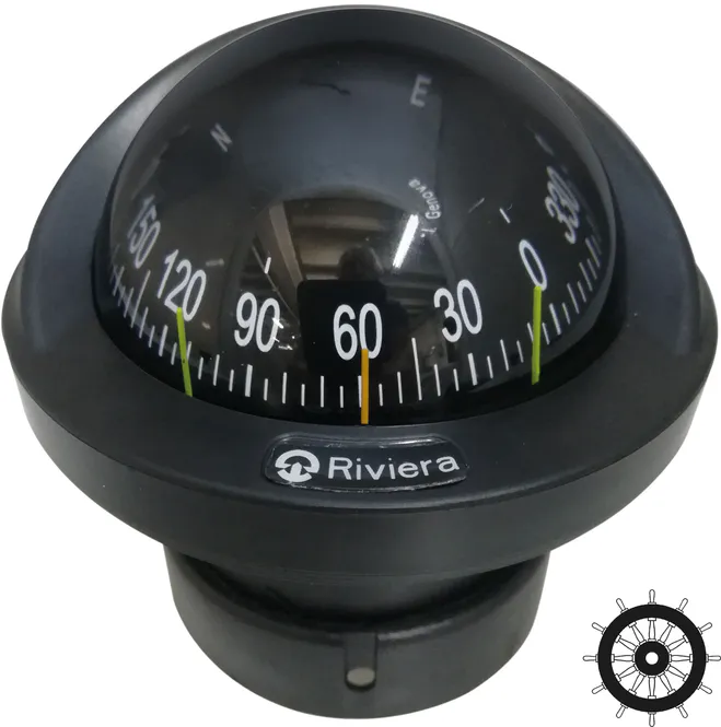 Hovedbilde Riviera Artica BA1 Slim kompass for innfelling ...