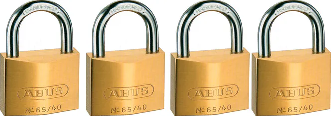 Hovedbilde Abus Hengelås 65, 4 stk