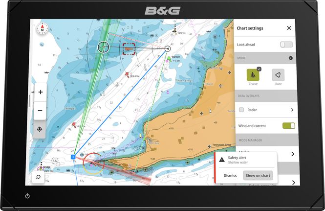 Hovedbilde B&G Zeus S kartplotter med multifunksjonsskjerm