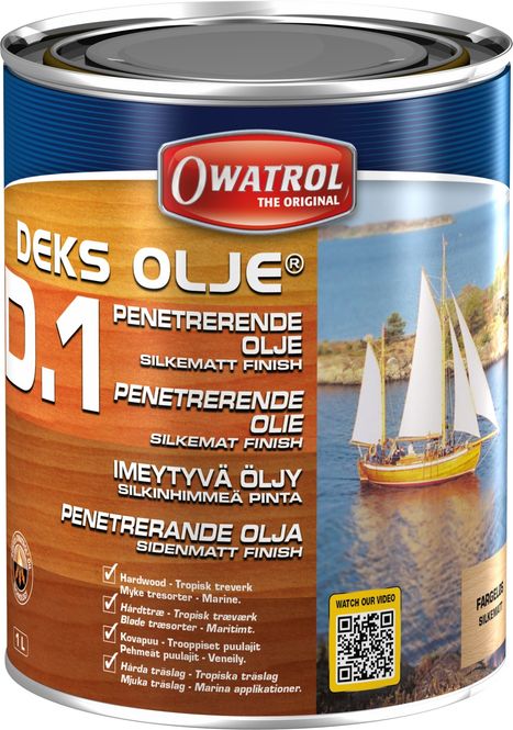 Hovedbilde Owatrol Deks Olje D1 matt